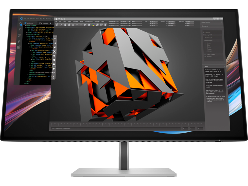 Monitor 31.5" HP Series 7 Pro, LED, IPS, UHD 4K 3840x2160,16:9, 5 ms,Height adjustment: 150 mm, VESA 100x100, Black & Silver, 3yw (8Y2K9AA)