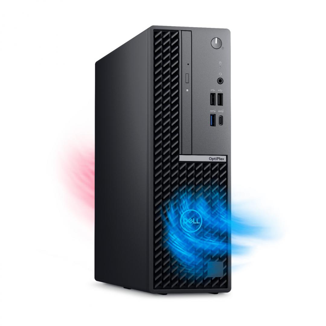 Desktop BusinessDELLN018O7020SFFEMEA_VP cu procesor Intel Intel Core i5 12100 pana la 5.0 GHz, 16 GB DDR5, 512GB None, Intel UHD Graphics 770, Windows 11 Pro, Negru, 3 ani Garantie (N018O7020SFFEMEA_VP)