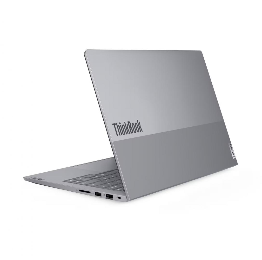 Laptop Lenovo ThinkBook 14 G8 IAL; 14" WUXGA (1920x1200) IPS 300nits Anti-glare, 45% NTSC, 60Hz; Intel® Core Ultra 7 255H, 16C (6P + 8E + 2LPE) / 16T, Max Turbo up to 5.1GHz, 24MB; Video Integrated Intel® Arc™ 140T GPU Functions as Intel Graphics; RAM 1x 16GB SO-DIMM DDR5-5600; 512GB SSD M.2 2242 (21SJ007ERI) - imagine 5
