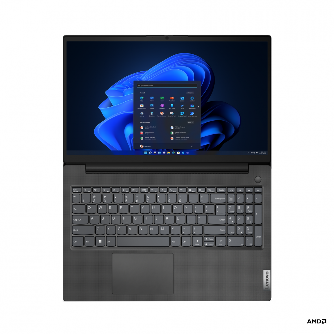 Laptop Lenovo V15 G4 AMN, 15.6" FHD, AMD Ryzen™ 3 7320U, Integrated AMD Radeon™ 610M Graphics, RAM 8GB, SSD 512GB; 3YD DOS (82YU00YPRM) - imagine 4