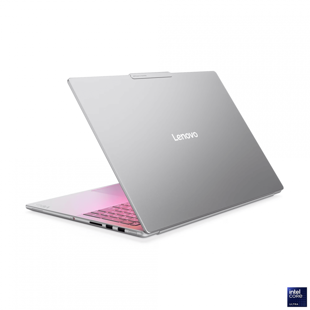 Laptop Lenovo Yoga Pro 9 16IAH10, 16" 3.2K (3200x2000) OLED, 1600nits (peak) / 1000nits (typical) Glossy / Anti-fingerprint, 100% DCI-P3, 100% Adobe® RGB, 100% sRGB, 120Hz, Eyesafe®, Dolby Vision®, DisplayHDR™ 1000, AGC Dragontrail™ Glass, Touch, X-Rite®, PureSight Pro, Intel® Core Ultra 9 285H, 16C (83L00064RM) - imagine 10