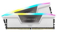 Memorie RAM Corsair Vengeance RGB White 32GB DDR5 6000MHz CL36 Kit of 2 (CMH32GX5M2E6000C36W)