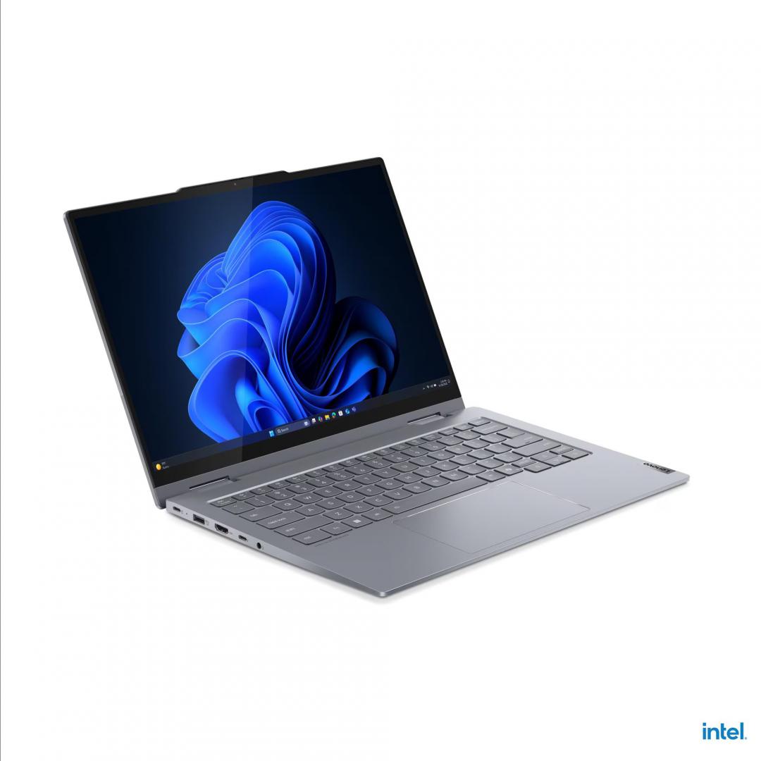 Laptop SMB Lenovo ThinkBook 14 2-in-1 G5 IAU, cu procesor Intel Core Ultra 5 225U, 14'' IPS, 16 GB DDR5, 512 GB, Intel Integrated, Windows 11 Pro, 3 ani Garantie (21SQ0009RI) - imagine 3