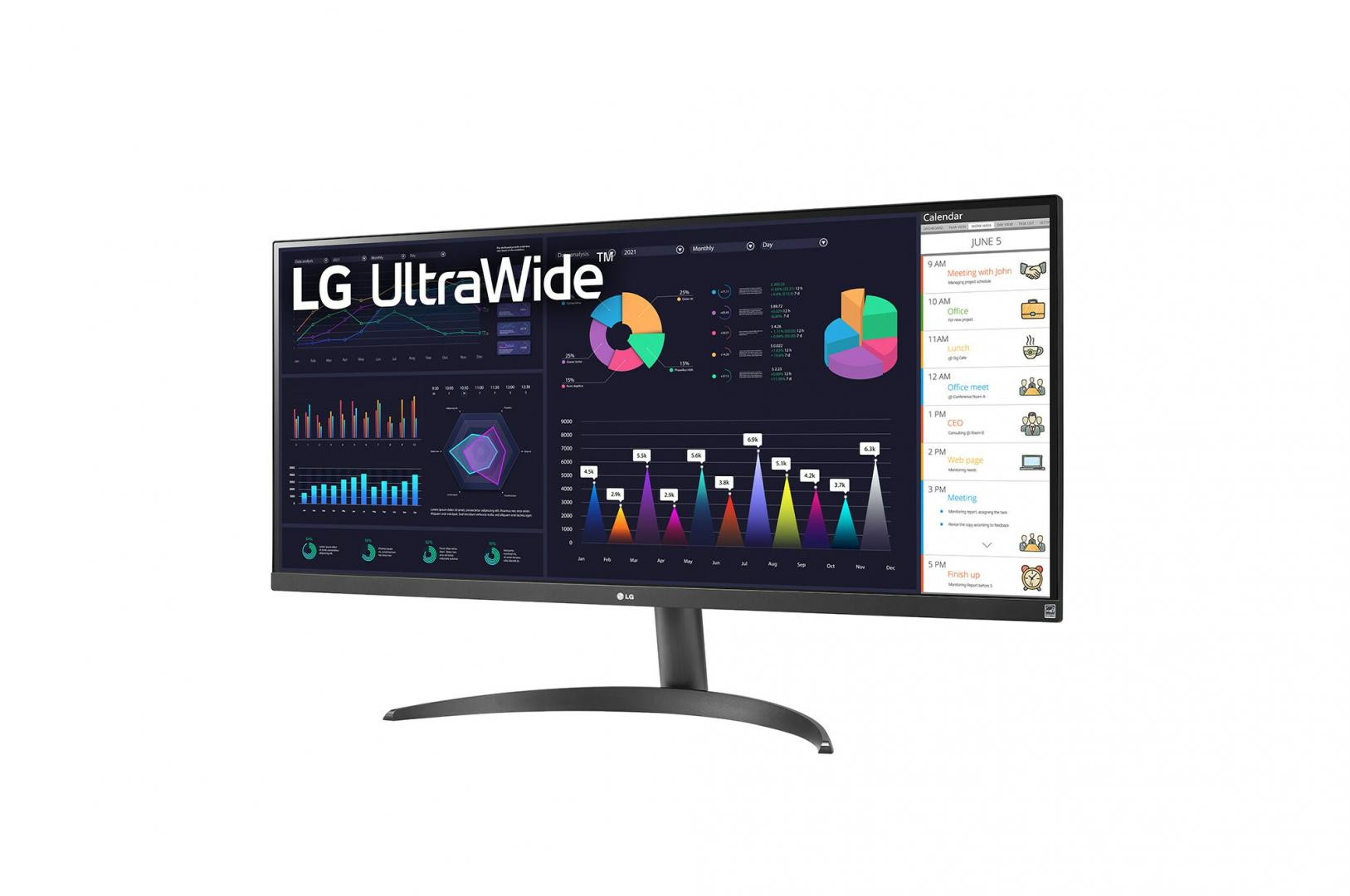 Monitor 34" LG 34WQ500-B.AEU (34WQ500-B.AEU) - imagine 2