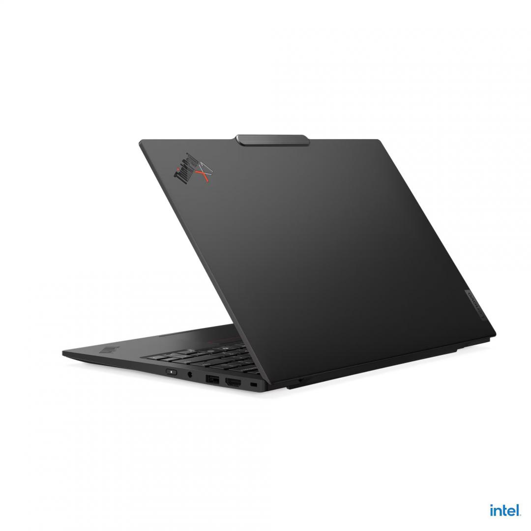 Laptop Lenovo ThinkPad X1 Carbon Gen 13 Aura Edition; 14" 2.8K (2880x1800) OLED 500nits Anti-glare / Anti-reflection / Anti-smudge, 100% DCI-P3, 120Hz VRR, DisplayHDR True Black 500, Dolby Vision, Touch; Intel Core Ultra 7 265U, 12C (2P + 8E + 2LPE) / 14T, Max Turbo up to 5.3GHz, 12MB; Video (21NX008SRI) - imagine 3