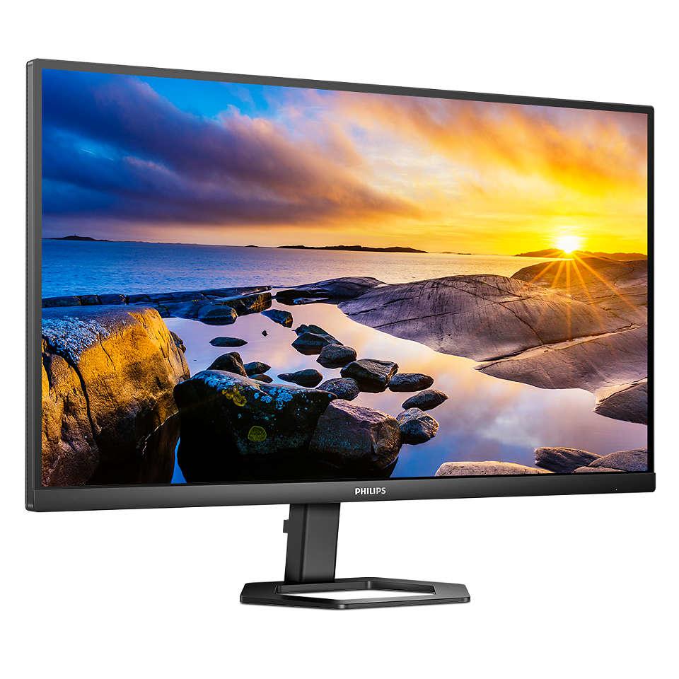 MONITOR Philips 27E1N5500LA 27 inch, Panel Type: VA, Backlight: WLED ,Resolution: 2560x1440, Aspect Ratio: 16:9, Refresh Rate:75Hz, Responsetime GtG: 4ms , Brightness: 300 cd/m², Contrast (static): 3000:1,Contrast (dynamic): Mega Infinity DCR, Viewing angle: 178º(R/L) ,178º(U/D), Color Gamut (27E1N5500LA/00) - imagine 2