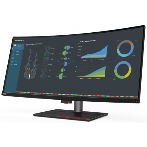 Monitor LEDLenovo ThinkVision P40w-20, 39.7, IPS UHD, 4ms, 75Hz, negru (62DDGAT6EU) - imagine 2