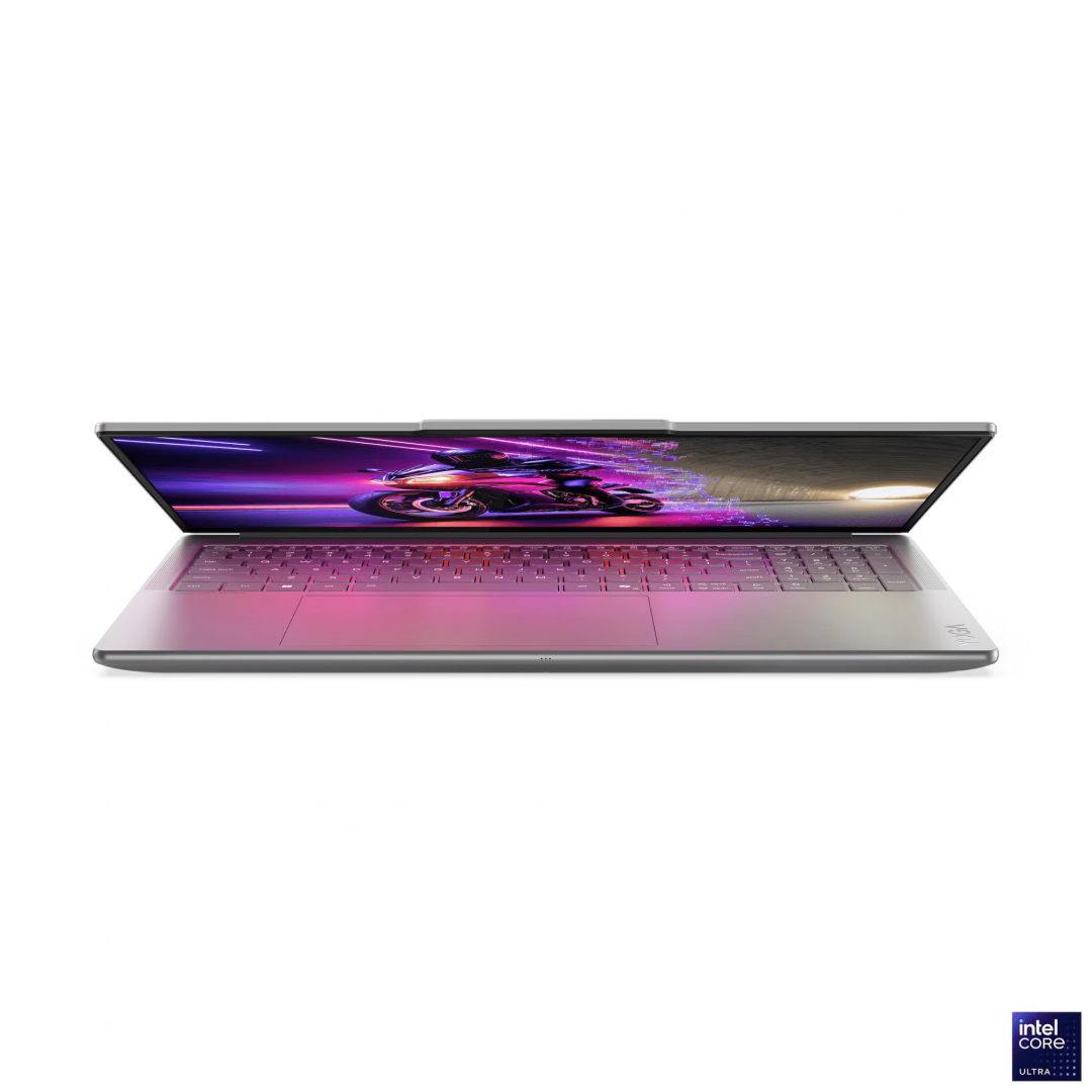 Laptop Lenovo Yoga Pro 9 16IAH10, 16" 3.2K (3200x2000) OLED, 1600nits (peak) / 1000nits (typical) Glossy / Anti-fingerprint, 100% DCI-P3, 100% Adobe® RGB, 100% sRGB, 120Hz, Eyesafe®, Dolby Vision®, DisplayHDR™ 1000, AGC Dragontrail™ Glass, Touch, X-Rite®, PureSight Pro, Intel® Core Ultra 9 285H, 16C (83L00064RM) - imagine 5