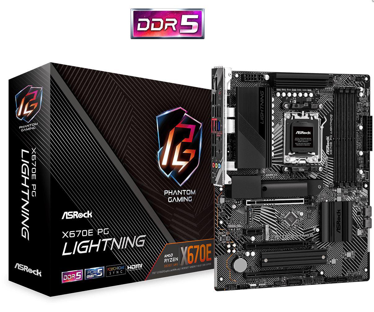 Placa de bază ASRock X670E AM5 (X670E PG LIGHTNING)