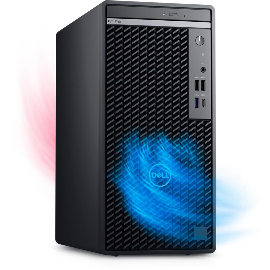 Desktop Business Dell Vostro 3030 MT cu procesor Intel Core i5-14400 pana la 4.7 GHz, 8GB DDR5, 512GB SSD, Intel UHD Graphics 730, Linux, Black, 3 ani Garantie (N2006VDT3030MTEMEA01_UBU)