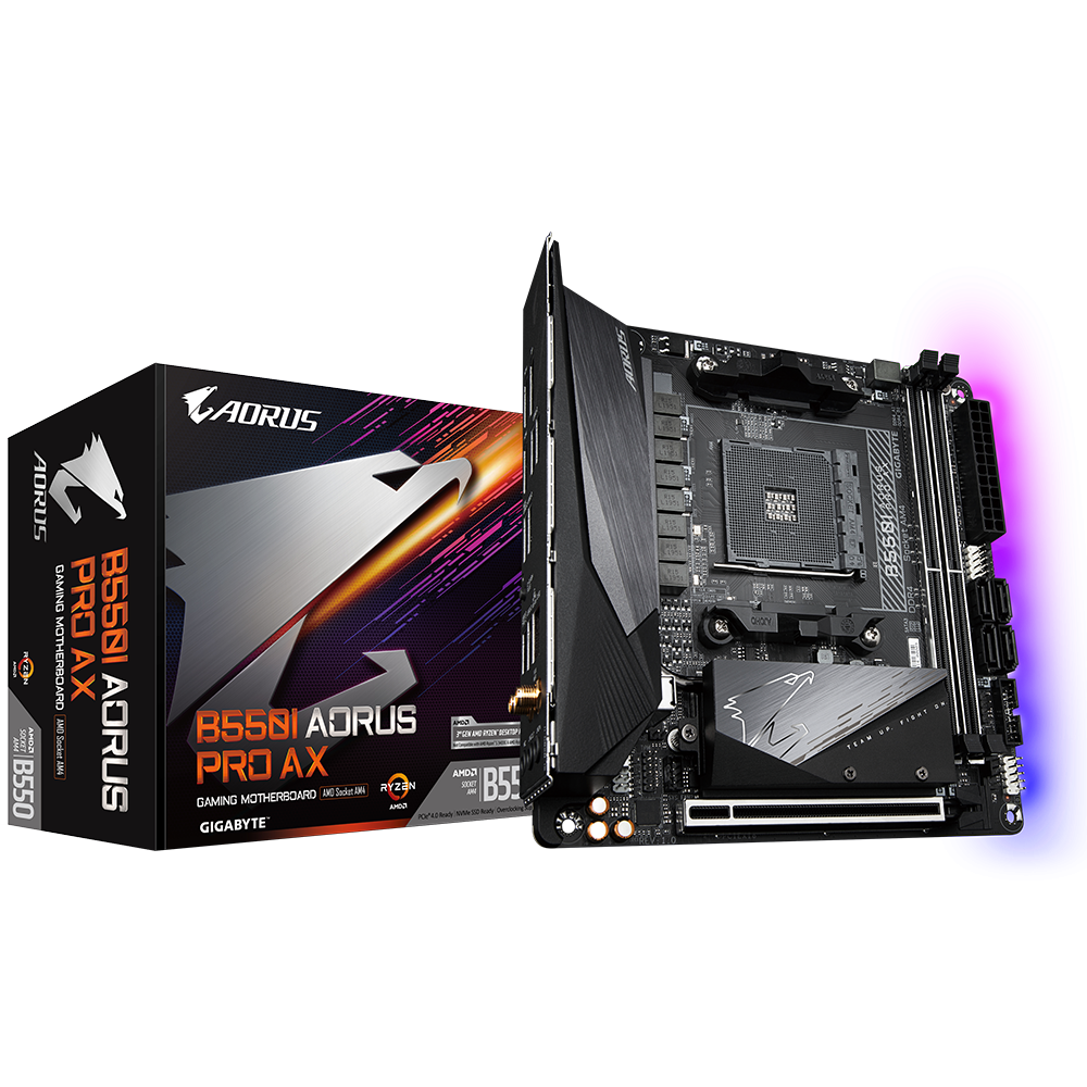 Placa de bază Gigabyte B550I AORUS PRO AX AM4 (B550I AORUS PRO AX)