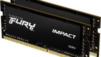 Memorie RAM Kingston SODIMM DDR4 16GB 3200MHz CL20 Dual Channel Kit 1.2V Fury Impact (KF432S20IBK2/16)