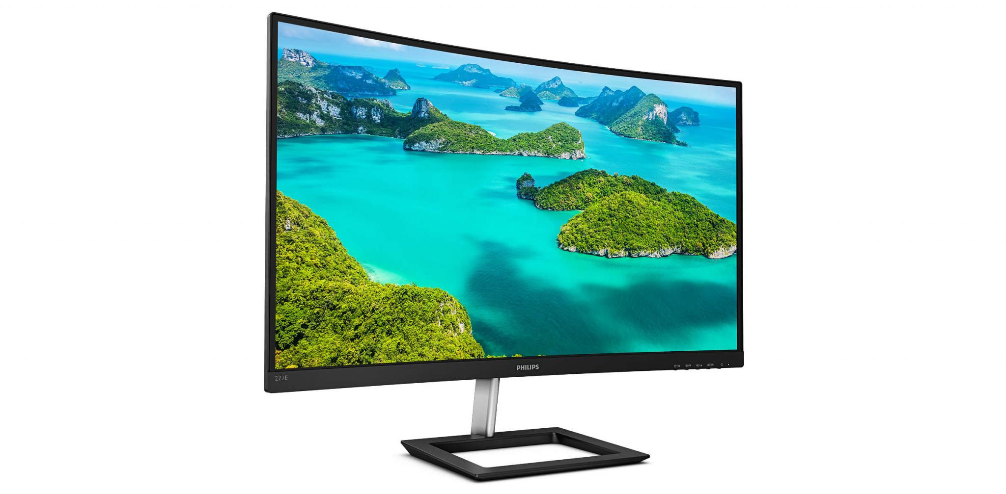 Monitor Consumer Philips 272E1CA, 27", 1920 x 1080 pixeli, Black, 3 ani Garantie (272E1CA/00) - imagine 3