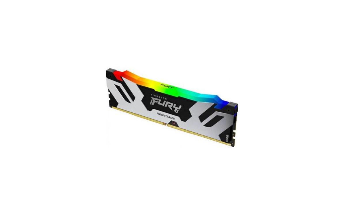 Memorie RAM Kingston DDR5 16GB 6800MHz CL36 1.4V Fury Renegade Silver/Black RGB XMP (KF568C36RSA-16) - imagine 2