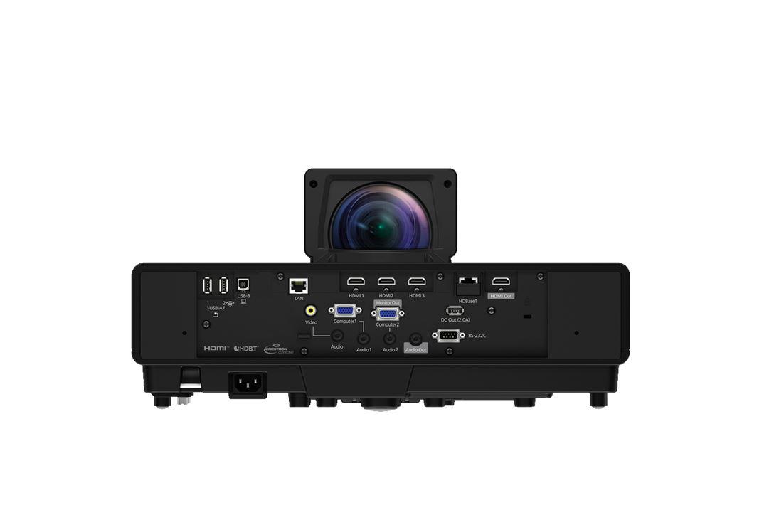 "Proiector EPSON EB-805F , tehnologie 3LCD, display 0.62"", 5.000 Lumeni, Rezolutie FULLHD, Aspect Ratio 16:9, contrast: 2.500.000:1, sursa lumina: Laser, 20.000 ore, diagonala: 65""-130"", Interfata: USB 2.0-A (2x), USB 2.0, Alimentare de la USB, RS-232C, Interfaţă Ethernet (100 Base-TX/10 (V11H923640)