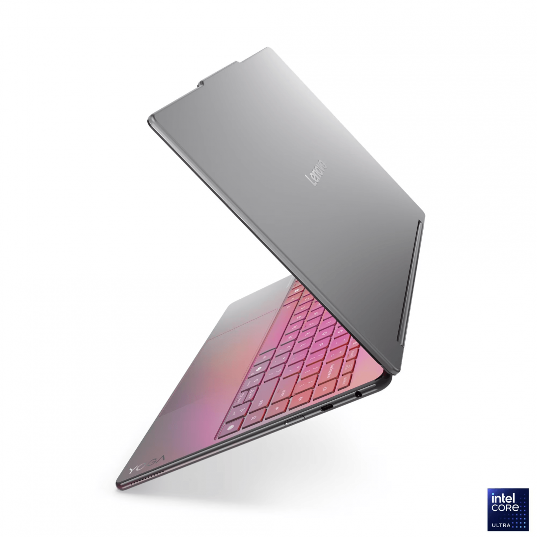 Laptop Lenovo Yoga 9 2-in-1 14ILL10, 14" 2.8K WQXGA+ (2880x1800) OLED 1100nits (peak) / 500nits (typical) Glossy / Anti-fingerprint, 100% DCI-P3, 120Hz, Eyesafe®, Dolby Vision®, DisplayHDR™ True Black 1000, Glass, Touch, Intel® Core Ultra 7 258V, 8C (4P + 4LPE) / 8T, Max Turbo up to 4.8GHz, 12MB (83LC001QRM) - imagine 7