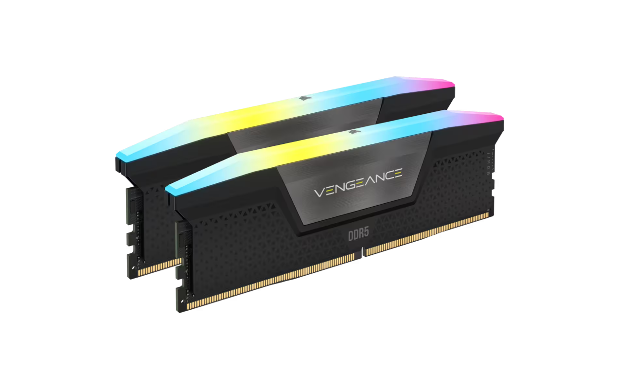 Memorie RAM Corsair Vengeance RGB 32GB DDR5 6400MHz CL32 Kit of 2 (CMH32GX5M2B6400C32)