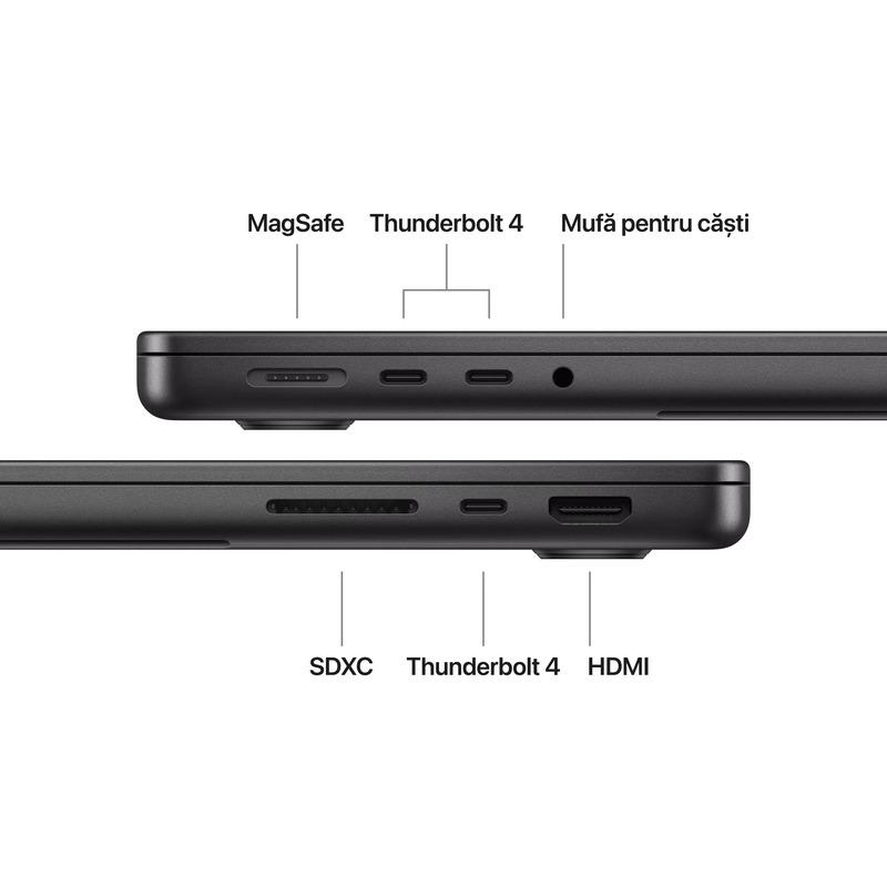 MacBook Pro 14.2"/Apple M5 (CPU 10-core, GPU 10-core, Neural Engine16-core)/24GB/1TB – Space Black – INT KB (No Adapter) - 2025 (MDE34RO/A) - imagine 3