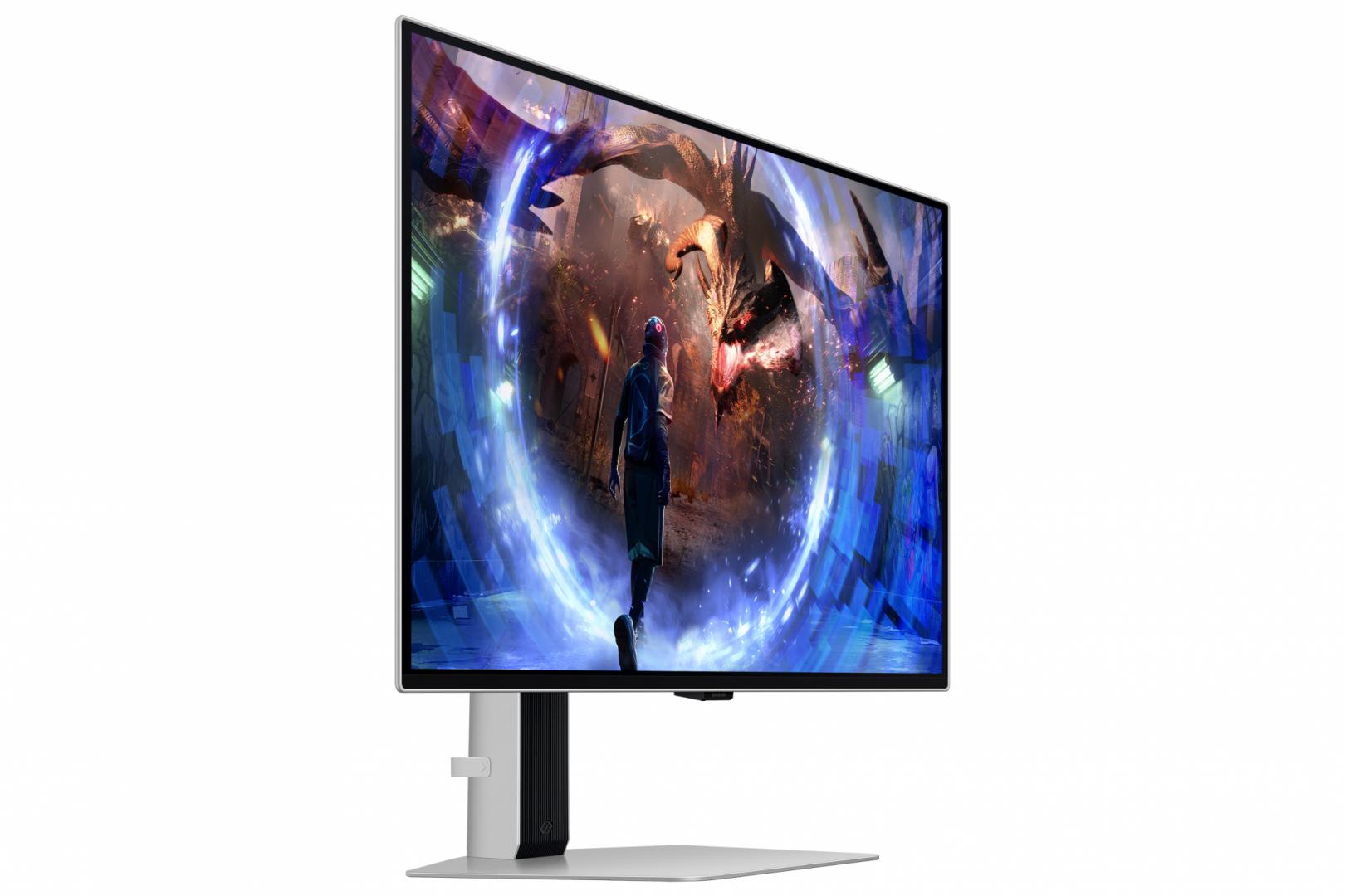 Monitor Samsung 27" LS27DG602SUXEN, Diagonal (inch): 27, Diagonal (cm): 69, Aspect ratio: 16:9, Panel: OLED, Resolution: 2560x1440, Refresh Rate: 360Hz, Response time GtG: 0.03ms, Brightness (max): 250 cd/㎡, Contrast (static) : 1M:1, Viewing angle: 178°/178°, Color Gamut Type: DCI-P3, Color Gamut (LS27DG602SUXEN) - imagine 5