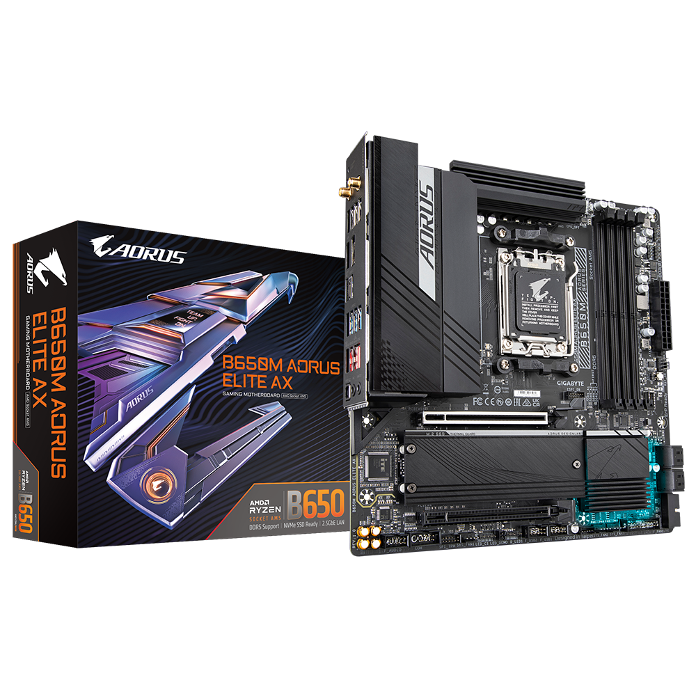 Placa de bază Gigabyte B650M AORUS ELITE AX AM5 (B650M AOR ELITE AX)