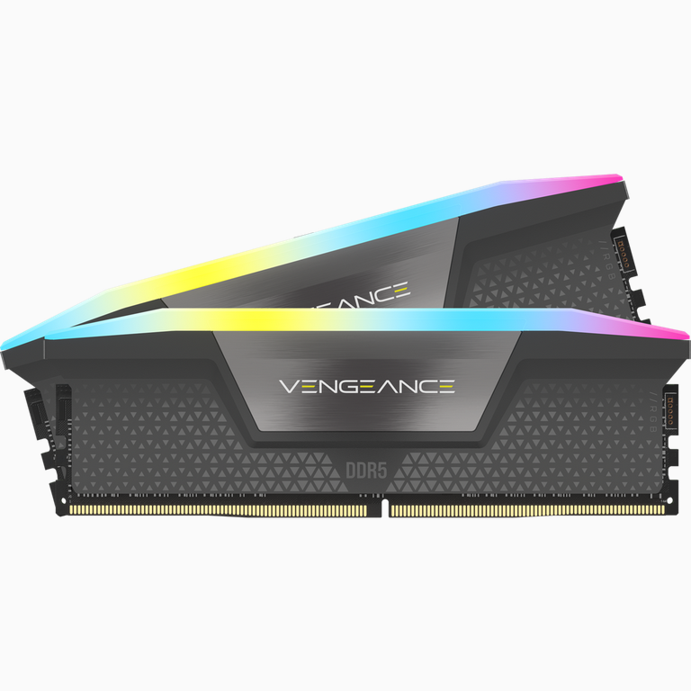 Memorie RAM Corsair Vengeance RGB 64GB DDR5 5200MHz CL40 Kit of 2 (CMH64GX5M2B520Z40K)
