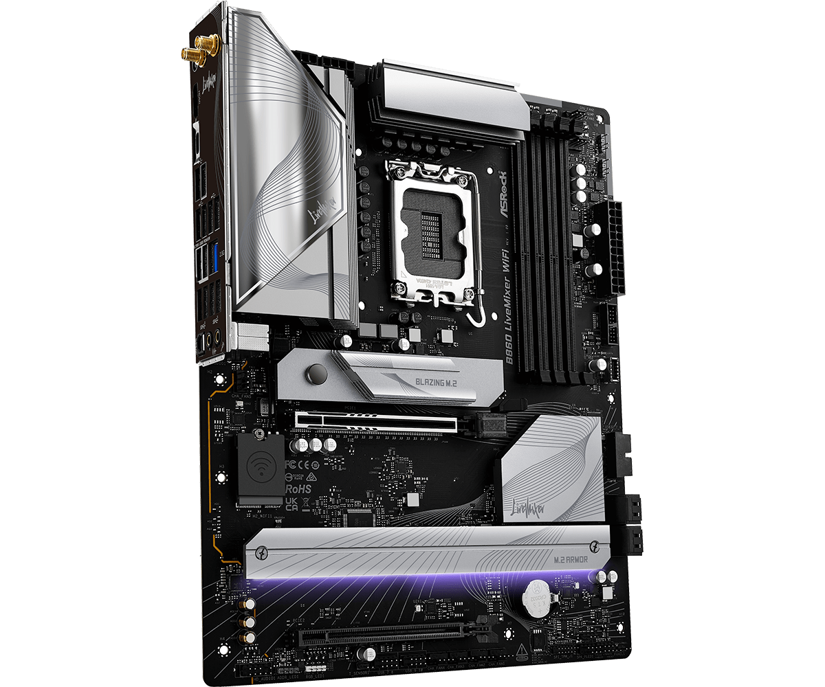 Placa de bază ASRock B860 LIVEMIXER WIFI LGA1851 (B860 LIVEMIXER WIFI) - imagine 4