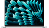 MacBook Air 15.3" Retina/Apple M4 (CPU 10-core, GPU 10-core, Neural Engine16-core)/16GB/256GB - Silver - INT KB (2025) (MW1G3RO/A)