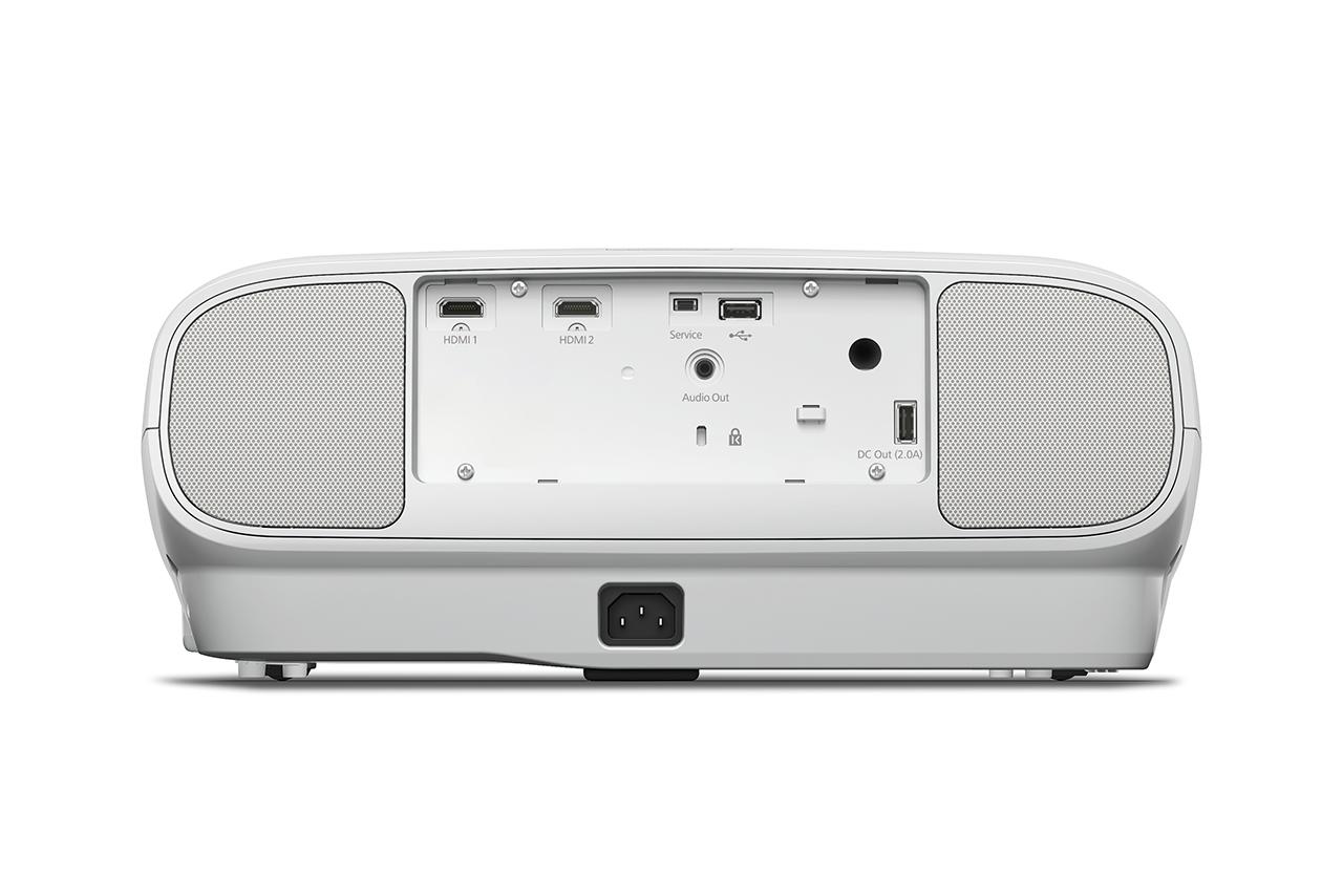 Proiector Epson EH-TW7000, 3LCD 3D active, 3000 lumeni, 4K PRO-UHD, 16:9, 4K enhancement, 40.000 : 1, lampa 3500 ore/ 5000 ore Eco mode, zoom 1.62x, dimensiune maxima imagine 500", distanta maxima de proiectie 23.8 m, USB 2.0 Type A (2x), USB 2.0 Type Mini-B, 2*HDMI , Stereo mini jack audio out (V11H961040) - imagine 2