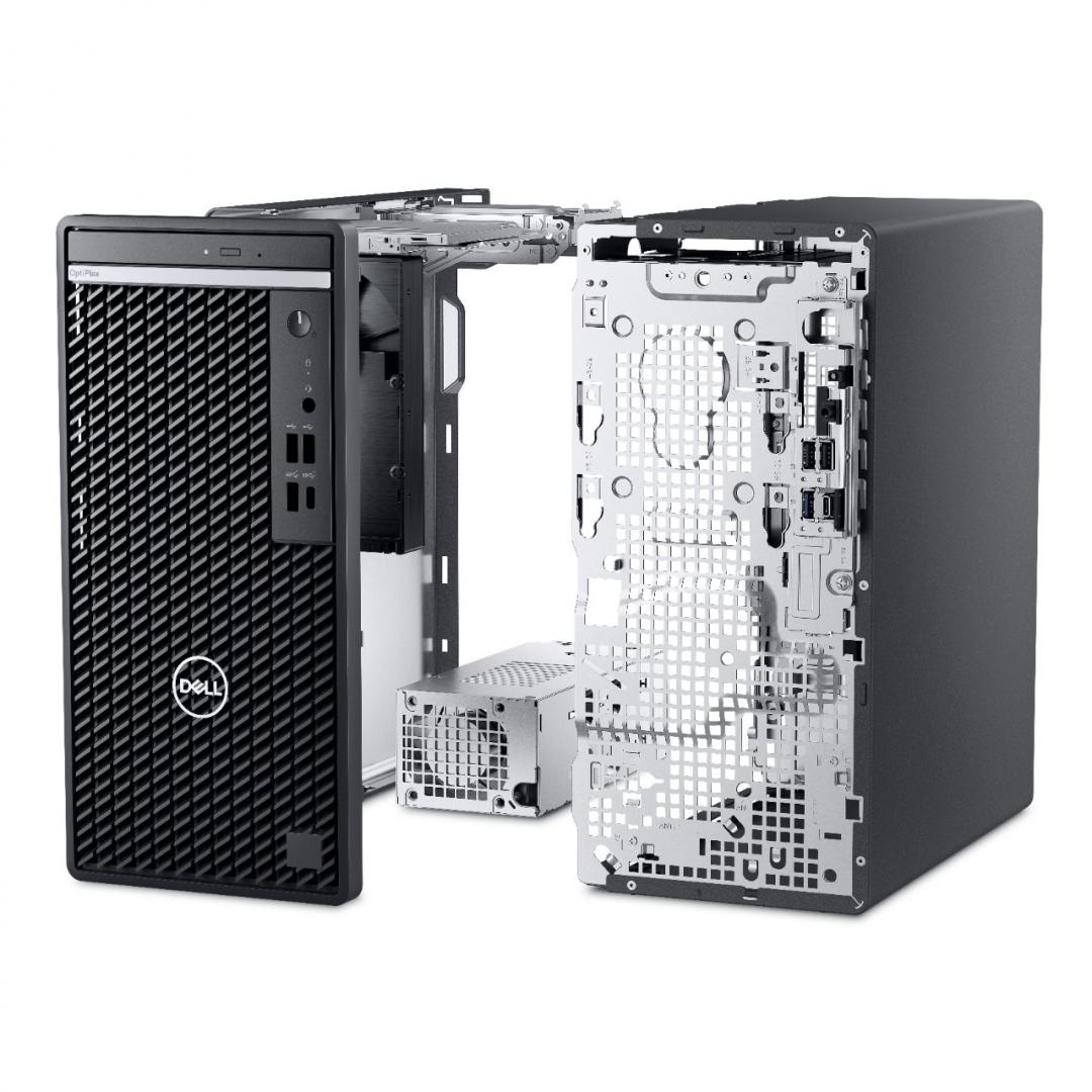 Desktop Dell OptiPlex 7020 TOWER PLUS, 260W Bronze Power Supply, EPEAT 2018 Registered (Silver), ENERGY STAR Qualified , Trusted Platform Module (Discrete TPM Enabled), Intel Core i7 processor 14700 vPro (33 MB cache, 20 cores, 28 threads, up to 5.3 GHz Turbo, 65W), Intel Integrated Graphics, 16 GB (N013O7020MTPEMEA_VP) - imagine 2