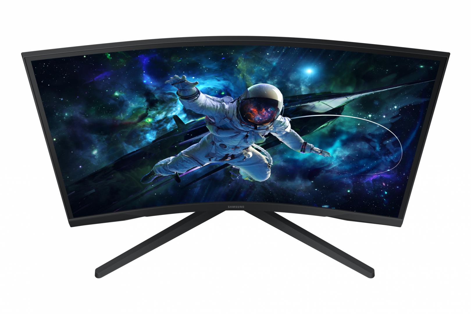 Monitor Samsung 27" LS27CG552EUXEN, Curvature: 1000R, Diagonal (inch): 27, Diagonal (cm): 69, Aspect ratio: 16:9, Panel: VA, Resolution: 2560x1440, Refresh Rate: 165Hz, Response time MPRT: 1ms, Brightness (max): 300 cd/m², Contrast (static) : 2500:1, Contrast (dynamic): Mega Infinity DCR, Viewing (LS27CG552EUXEN) - imagine 7