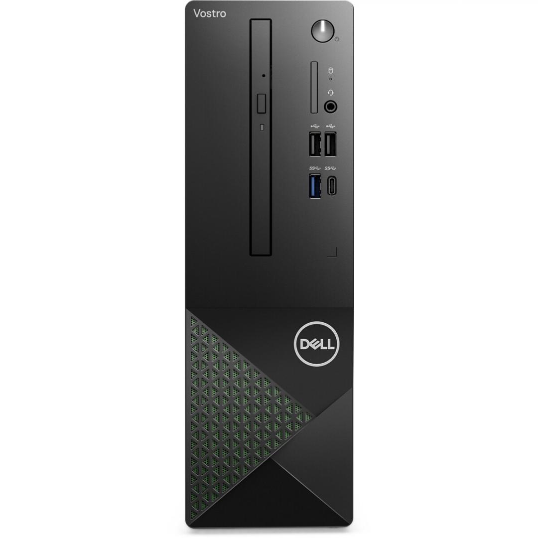 Desktop Business Dell Vostro 3030 SFF cu procesor Intel Core i3-14100 pana la 4.7 GHz, 8 GB DDR5, 512GB SSD, Intel UHD Graphics 730, Linux, Black, 3 ani Garantie (N4002VDT3030SFFEMEA01_UBU)