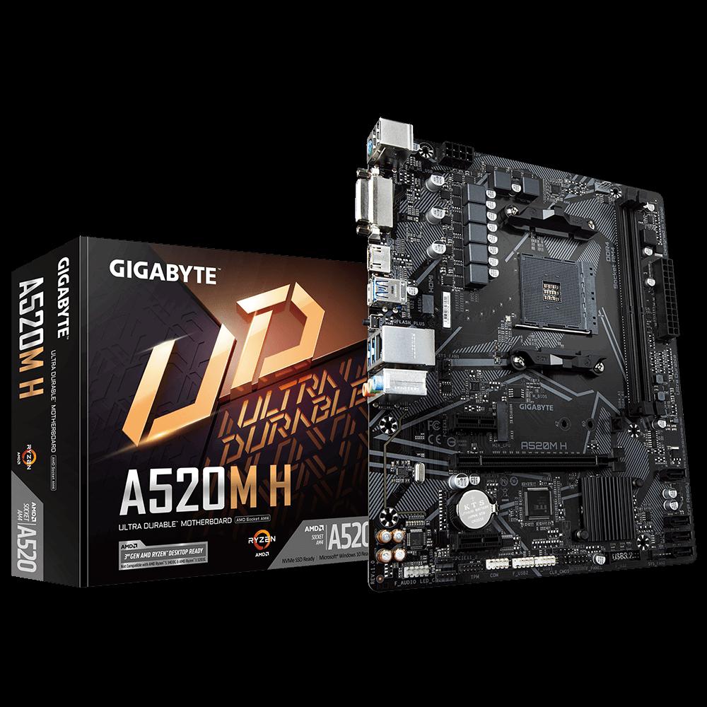 Placa de bază Gigabyte A520M H AM4 (A520M H)