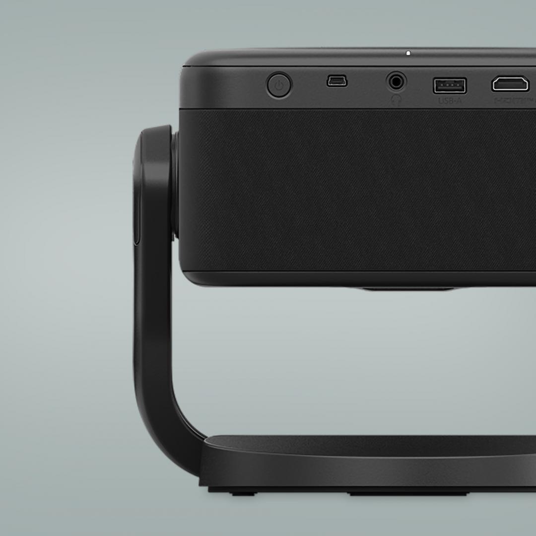 Proiector Epson EF-22B Proiector compact + stand, cu proiecte de pana la 150", Tehnologie 3LCD, LCD 0.62", 1000 lumeni (500 mod economic), Full HD, Aspect: 16:9, Contrast: 5.000.000 : 1, Sursa lumina: Laser, Durata de viata sursa lumina: 20.000 ore, Refresh rate: 200 Hz - 240 Hz, 16.77 Milioane (V11HB38140) - imagine 4