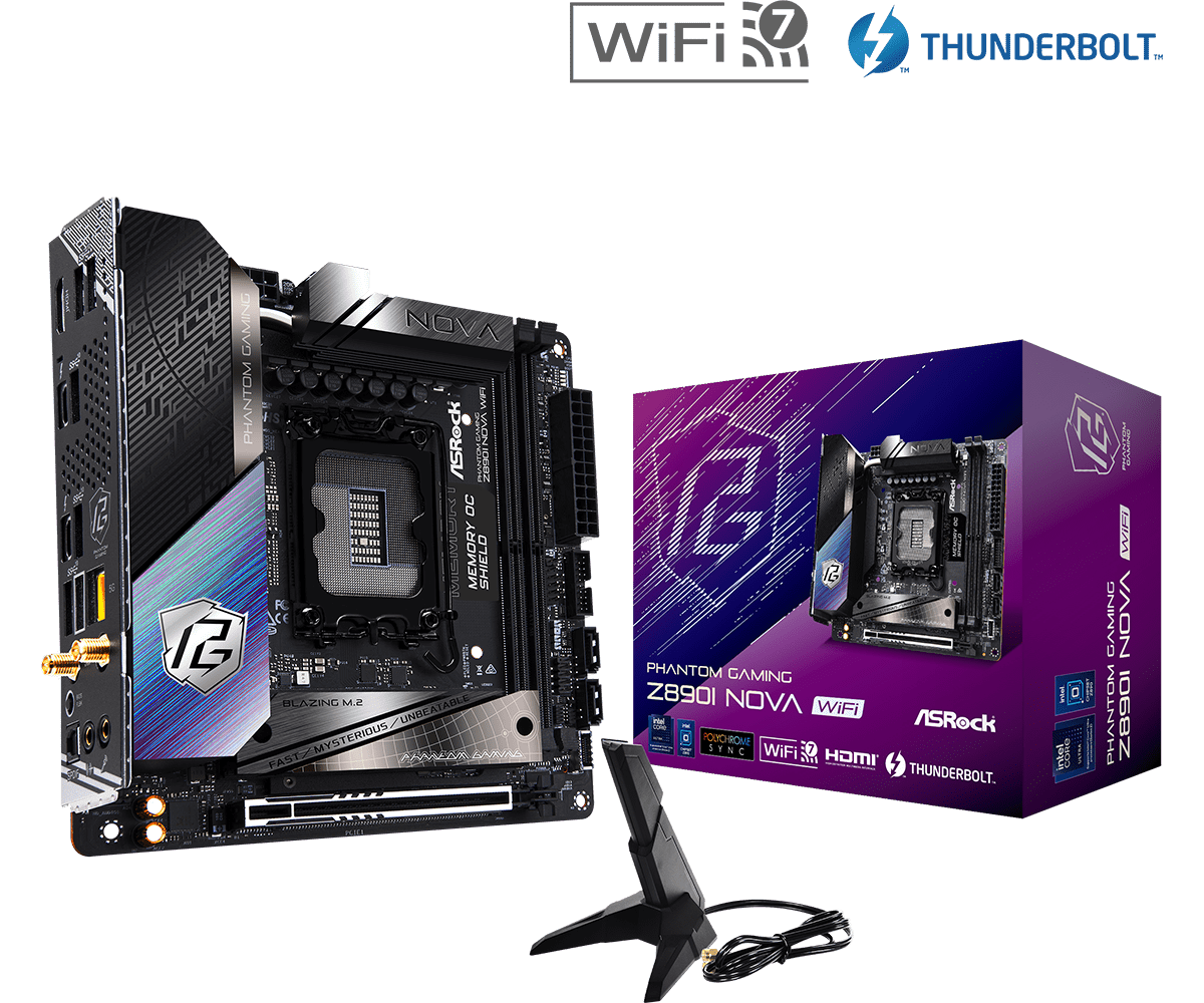 Placa de bază ASRock Z890I NOVA WIFI LGA1851 (Z890I NOVA WIFI)