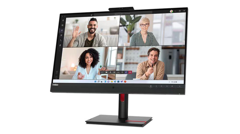 Monitor Lenovo ThinkVision T27hv-30 27"IPS QHD (2560x1440), 16:9, Brightness: 300 cd/m², Contrast ratio: 1000:1, Response time: 4ms (Extreme mode) / 6ms (Normal mode), Dot / Pixel Per Inch: 109 dpi, Color Gamut: 99% sRGB, View angle: 178° / 178°, Stand: Tilt, Swivel, Pivot, Height Adjust Stand, Side (63D6UAT3EU) - imagine 3