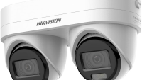 Camera de supraveghere IP Dublu Turret 4MP Hikvision DS-2CD2346G3D- IZ2UY/SL(2.8/4MM), lentile fixe: 2.8mm si 4mm, iluminare min: Color: 0.001 Lux @ (F1.6, AGC ON), 0 Lux cu IR: 30m, microfon incorporat, difuzor incorporat, slot card de memorie: microSD/microSDHC/microSDXC maxim 512GB, alarma la (DS-2CD2346G3D-IZ2UY/SL(2.8/4MM))
