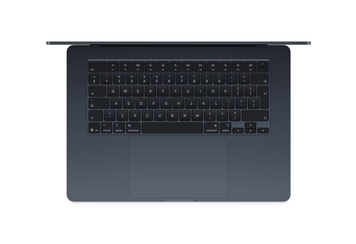 MacBook Air 15.3" Retina/Apple M4 (CPU 10-core, GPU 10-core, Neural Engine16-core)/16GB/512GB - Midnight - INT KB (2025) (MW1M3RO/A) - imagine 2