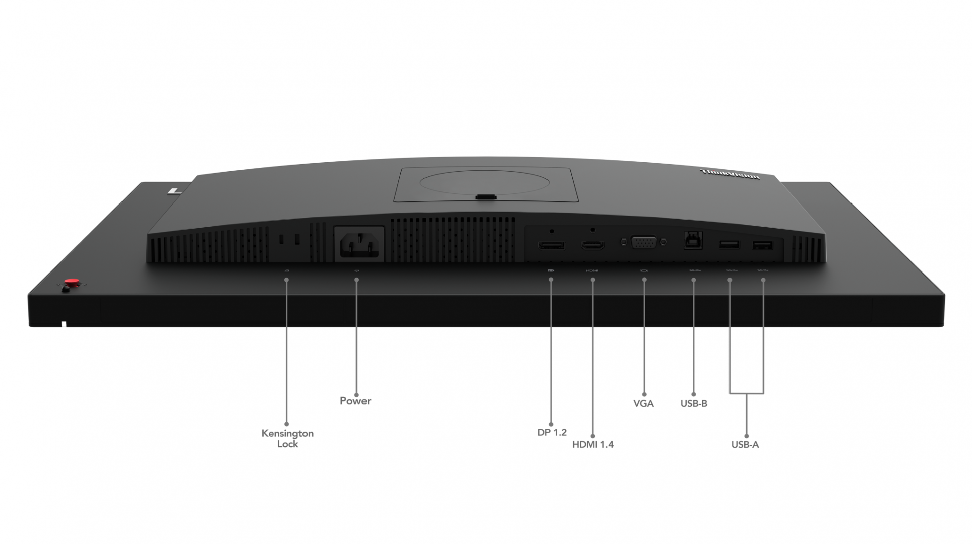 Lenovo ThinkVision T24v-30; 23.8"IPS, FHD (1920x1080), 16:9, Brightness: 250 cd/m², Contrast ratio: 1000:1, Response time: 4ms (Extreme mode) / 6ms (Normal mode), Dot / Pixel Per Inch: 93 dpi, FHD, 3Y (63D8MAT3EU) - imagine 8