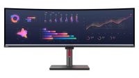 Monitor Lenovo ThinkVision P49w-30, 49'' IPS, DQHD (5120x1440), Anti- glare, 32:9, Curvature: 3800R, Brightness: 350 nits, Contrast ratio: 2000:1, Refresh Rate: 60Hz, Response time: 4 ms (Extreme mode) / 6 ms (Typical mode), Dot / Pixel Per Inch: 109 dpi, Color Gamut: 99% sRGB, 98% DCI-P3, View (63DBRAT1EU)