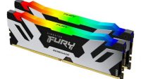 Memorie RAM Kingston DDR5 32GB 8000Mhz CL38 1.45V Dual Channel Kit Fury Renegade Silver/Black RGB XMP (KF580C38RSAK2-32)