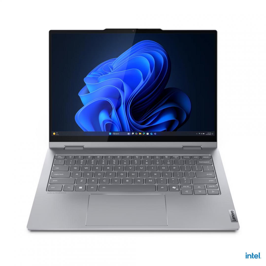Laptop SMB Lenovo ThinkBook 14 2-in-1 G5 IAU, cu procesor Intel Core Ultra 5 225U, 14'' IPS, 16 GB DDR5, 512 GB, Intel Integrated, Windows 11 Pro, 3 ani Garantie (21SQ0009RI) - imagine 2