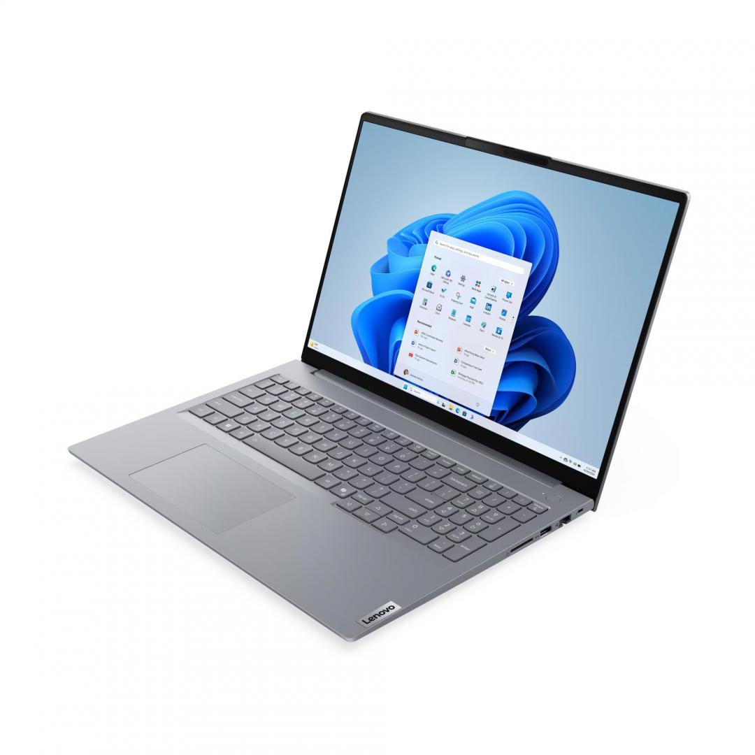 Laptop SMB Lenovo ThinkBook 16 G9 IRL, cu procesor Intel Core 5 210H, 16'' IPS, 32 GB DDR5, 1 TB, Intel Graphics, Windows 11 Pro, 3 ani Garantie (21US005RRI) - imagine 2