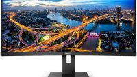 Monitor Philips 34" 345B1C/00, Curvature: 1500R, Diagonal (inch): 34, Diagonal (cm): 86, Aspect ratio: 21:9, Panel: VA, Resolution: 3440x1440, Refresh Rate: 100Hz, Response time GtG: 5ms, Brightness (max): 300 cd/m², Contrast (static) : 3000:1, Contrast (dynamic): 80M:1, Viewing angle: 178°/178° (345B1C/00)