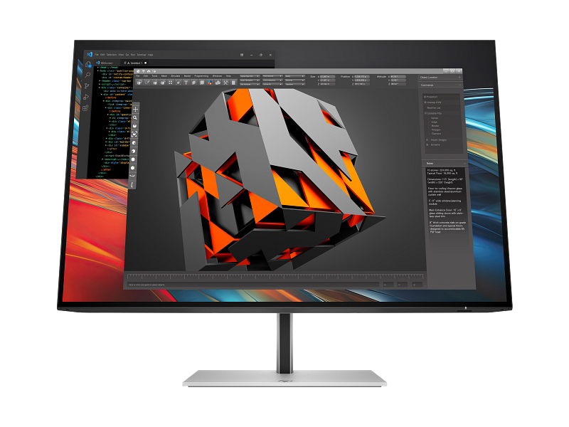 Monitor 24" HP Series 7 Pro 724pn, LED, IPS, WUXGA 1920x1200, 16:10, 5 ms, 350 cd/m², 1500:1 static / 10000000:1 dinamic, 178°/178°, 4x USB Type-A 5Gbps/ 1x USB B/1x DP 1.4/1x DP 1.4 out / 1x HDMI 1.4, Swivel: ± 45°; Tilt: -5 to +20°; Pivot rotation: ±90°; Height adjustment: 150 mm, VESA 100x100 (8X534E9)