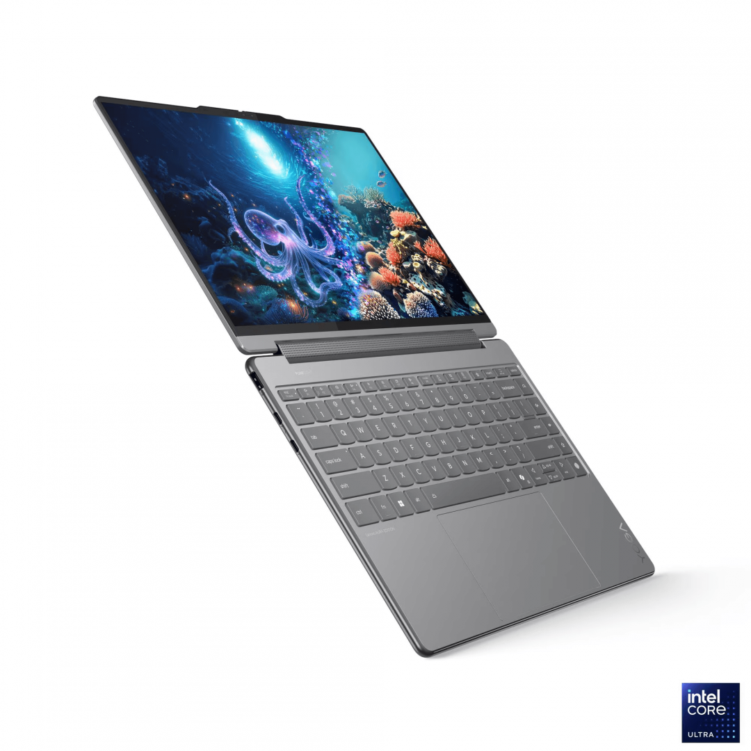 Laptop Lenovo Yoga 9 2-in-1 14ILL10, 14" 2.8K WQXGA+ (2880x1800) OLED 1100nits (peak) / 500nits (typical) Glossy / Anti-fingerprint, 100% DCI-P3, 120Hz, Eyesafe®, Dolby Vision®, DisplayHDR™ True Black 1000, Glass, Touch, Intel® Core Ultra 7 258V, 8C (4P + 4LPE) / 8T, Max Turbo up to 4.8GHz, 12MB (83LC001QRM) - imagine 10