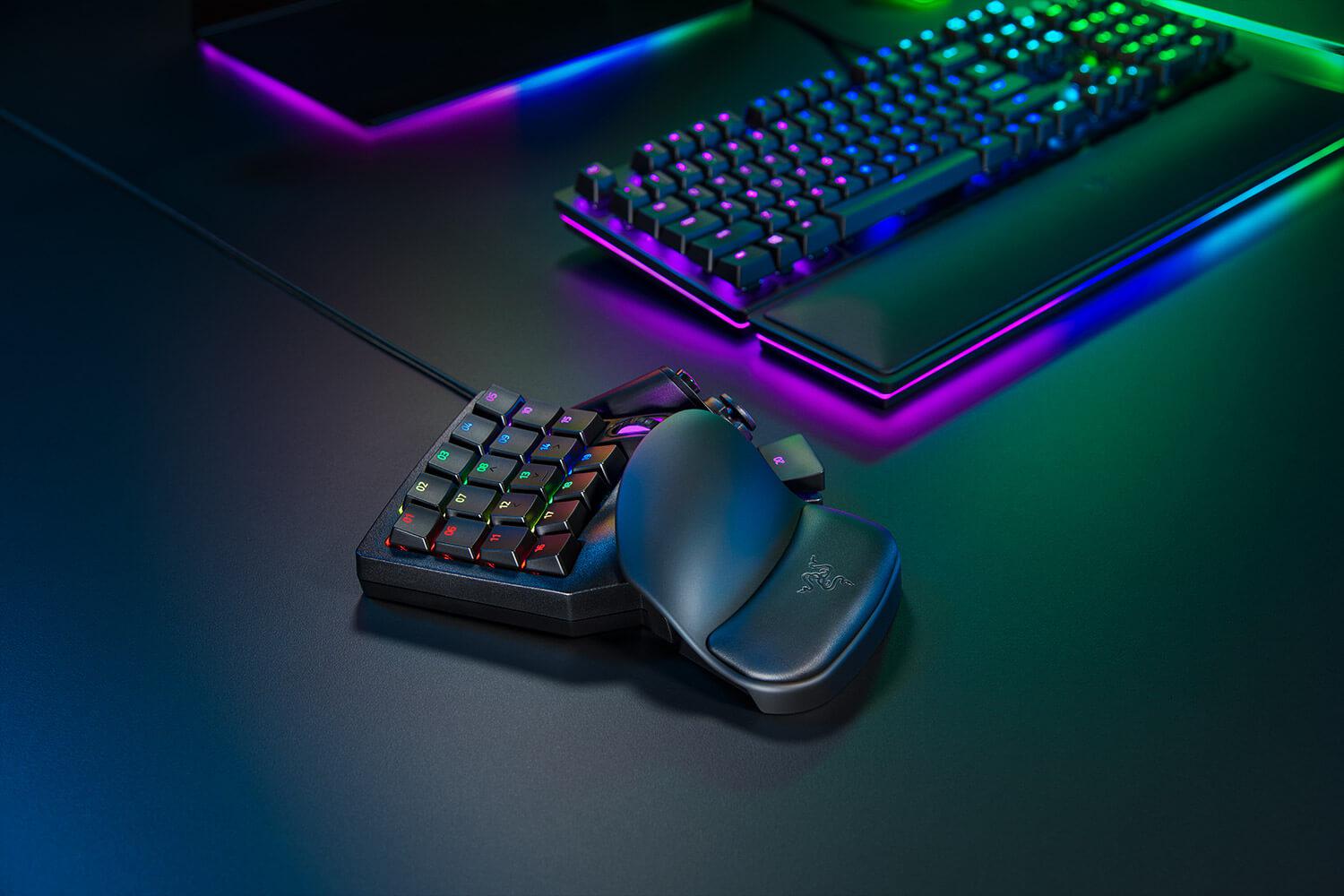 Keypad gaming Razer Tartarus Pro, switch optic analog progresiv, iluminare Chroma RGB, Negru (RZ07-03110100-R3M1) - imagine 2