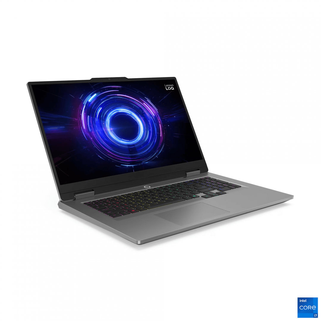 Laptop Lenovo Gaming LOQ 17IRX10, 17.3" FHD (1920x1080) IPS 300nits Anti-glare, 100% sRGB, 165Hz, G-SYNC®, Intel® Core™ i7-13650HX, 14C (6P + 8E) / 20T, P-core 2.6 / 4.9GHz, E-core 1.9 / 3.6GHz, 24MB, video NVIDIA® GeForce RTX™ 5050 8GB GDDR7, Boost Clock 2662MHz, TGP 115W, 440 AI TOPS, RAM 2x 12GB (83JH0026RM) - imagine 14