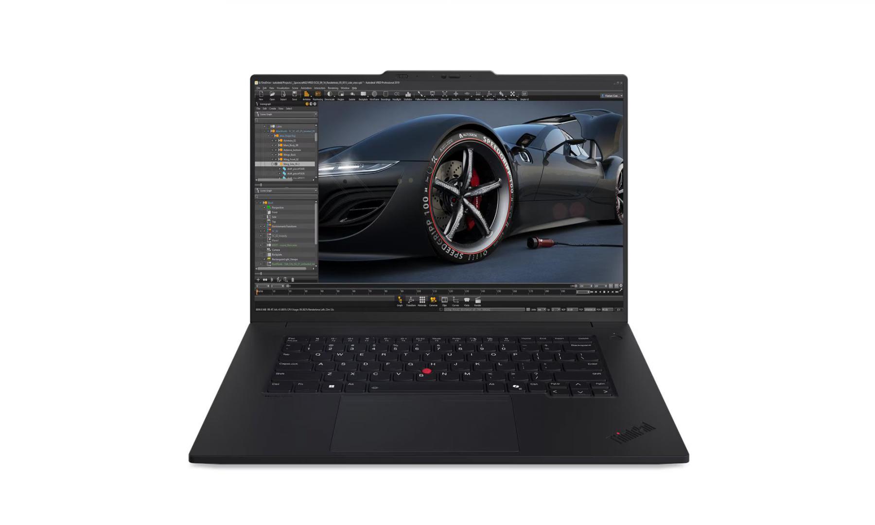 Laptop Lenovo ThinkPad P1 Gen 7; 16" WQXGA (2560x1600) IPS 500nits Anti- glare, 100% sRGB, 165Hz, TÜV Low Blue Light; Intel® Core Ultra 7 165H, 16C (6P + 8E + 2LPE) / 22T, Max Turbo up to 5.0GHz, 24MB; Video NVIDIA® RTX 3000 Ada Generation 8GB GDDR6; RAM 1x 32GB LPCAMM2 LPDDR5x-7500; 1TB SSD M.2 (21KV001YRI)