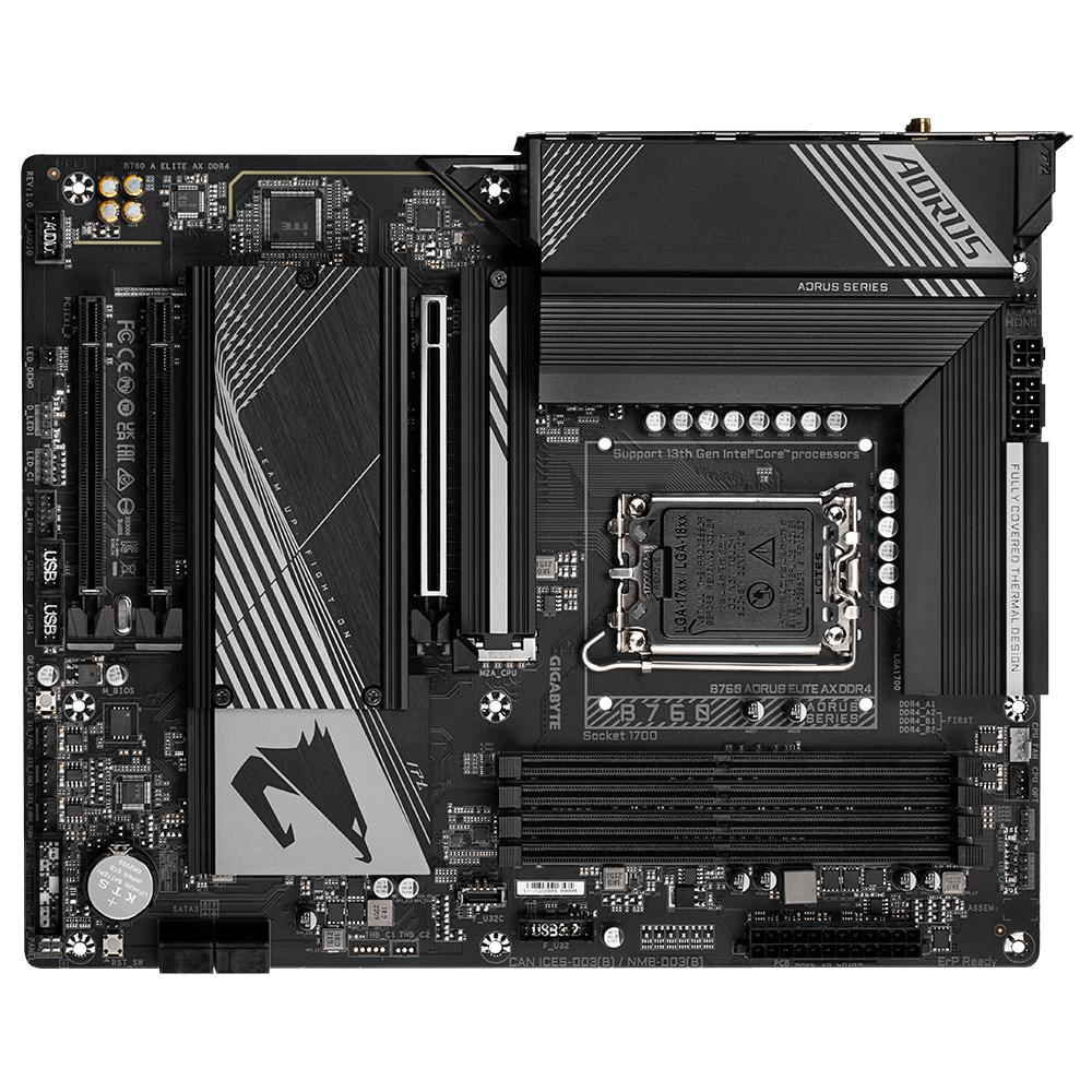 Placa de bază Gigabyte B760 AORUS ELITE AX DDR4 LGA1700 (B760 A ELITE AX D4) - imagine 4