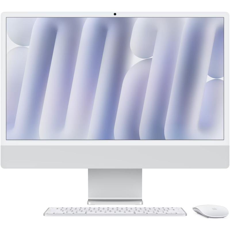 Apple iMAC 24" Retina 4.5k/ Apple M4 (CPU 10-core, GPU 10-core, Neural Engine16-core)/32GB/512GB - Silver - INT KB (2024) (Cto from MWUV3RO/A) (Z1EJ001SJ)